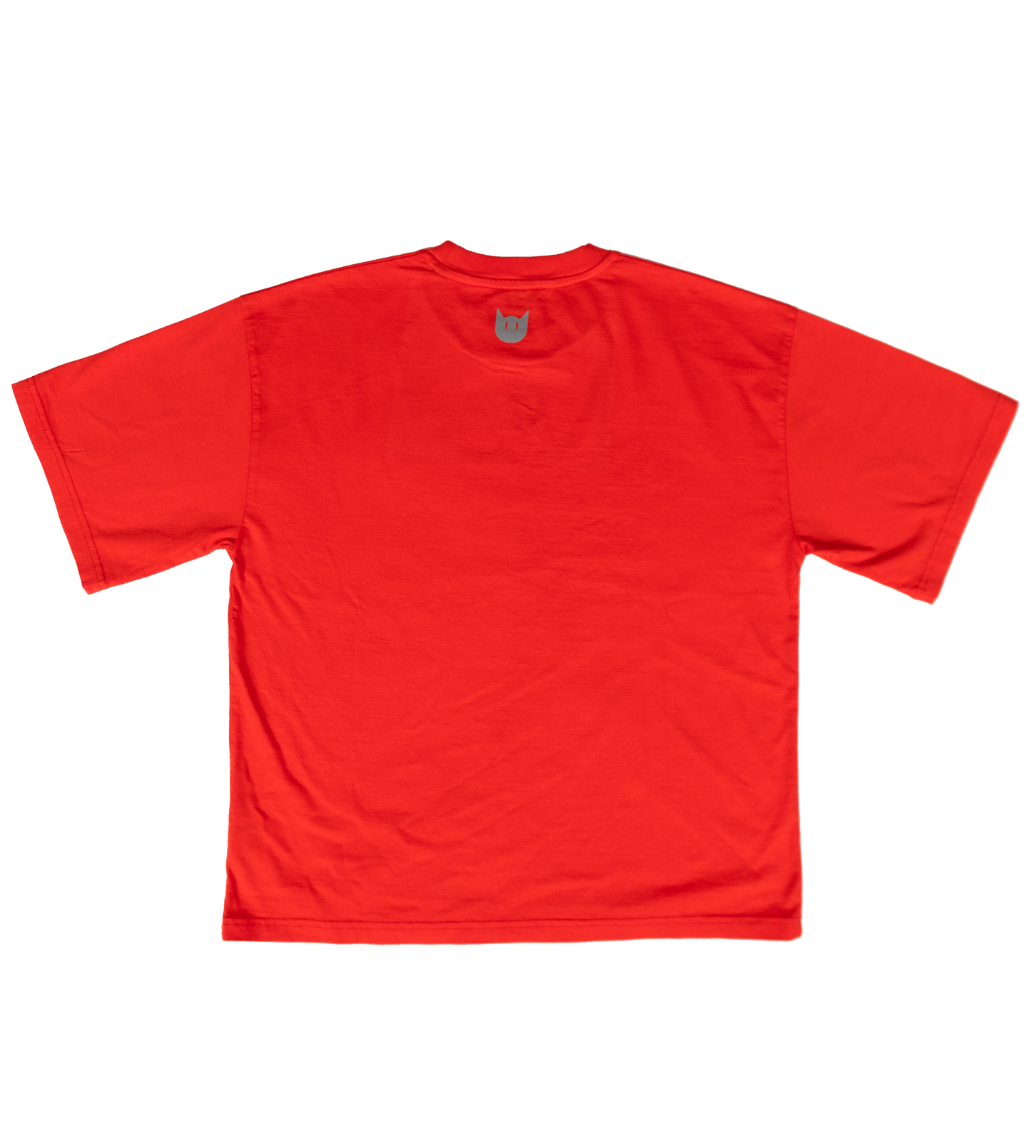 reflective tee - poppy red