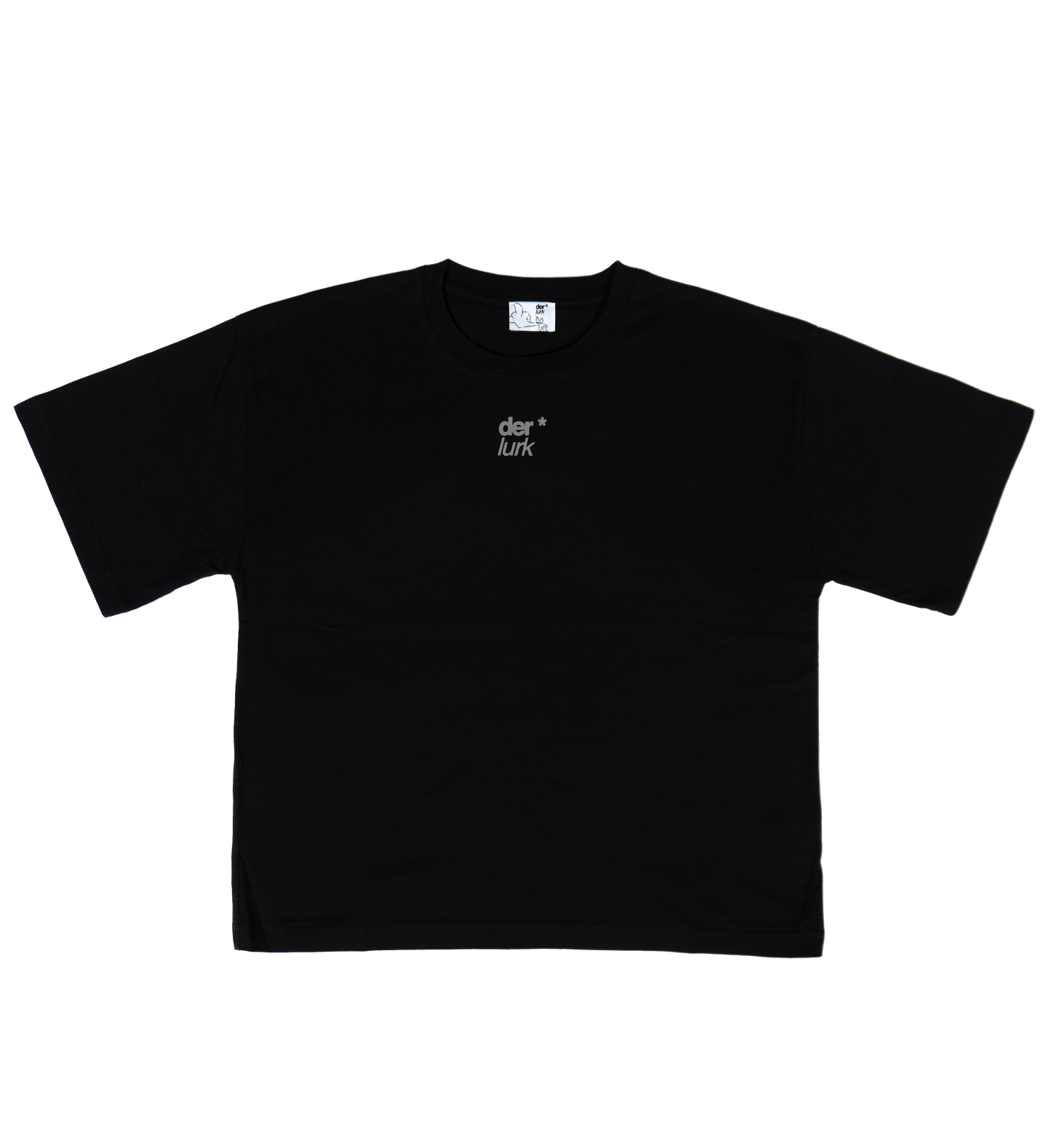 reflective tee - black